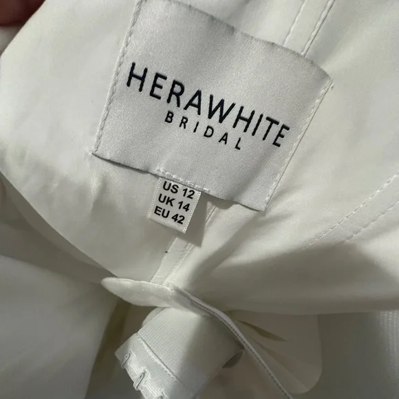 White Shoulder Strap Wedding Dress (BRAND NEW tags still on) - Picture 2 of 3